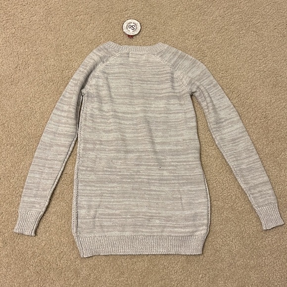 SO Cable Knit Grey Sweater - Picture 2 of 3